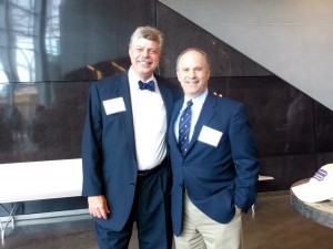 CSNO president Gregg Collins and Lee Pollock,  president of the Churchill Center in the US