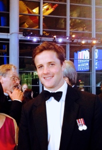 Winston Churchill's great grandson, Capt. Alexander Perkins, at the 2014 Gala
